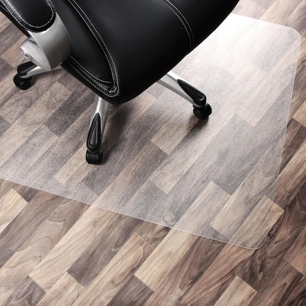 Cleartex Unomat Anti-Slip Rectangular Polycarbonate Indoor Chair Mat Hard Floors and Carpet Tiles - 48in. x 60in.