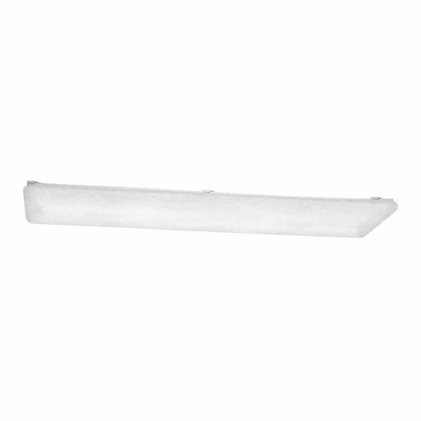 Hampton Bay 10.63 in. 1-Light White Dimmable LED Flush Mount