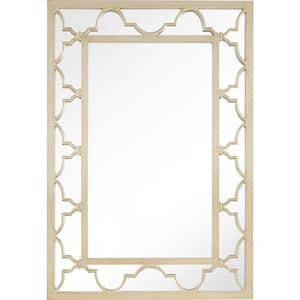 Arielle 44 in. x 32 in. Modern Rectangle Framed Decorative Mirror