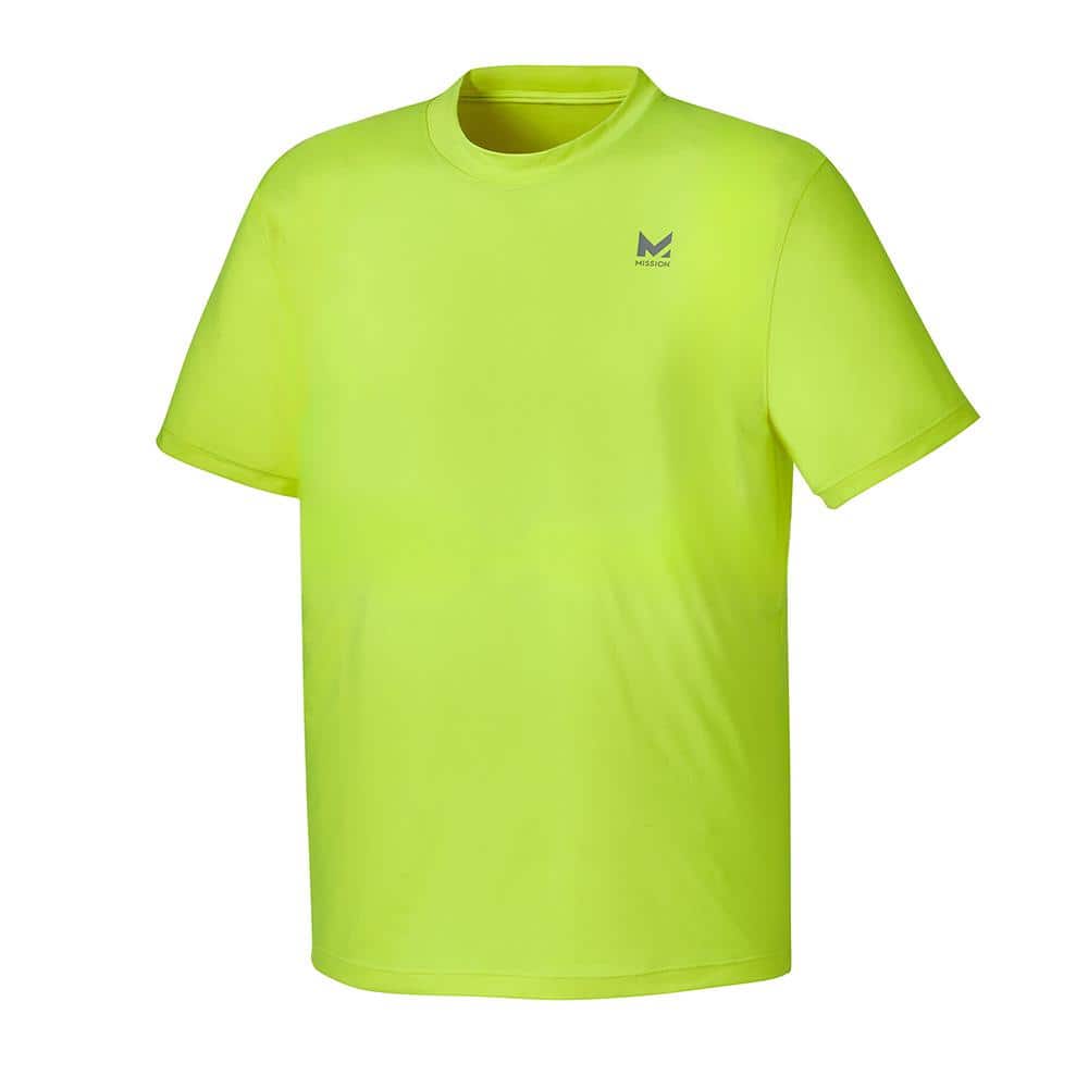 Unisex Short Sleeve Performance Shirt Hi Vis Yellow-Large price history on PriceWatchPro