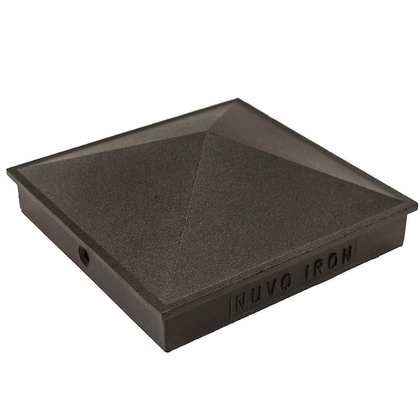 16 Pcs (Brown, For 4'' X 4'' Nominal Posts, Actual 3.5'' X 3.5'') Fence