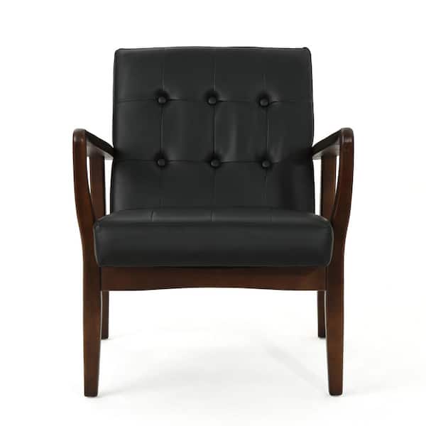Noble House Callahan Modern Black Club Chair