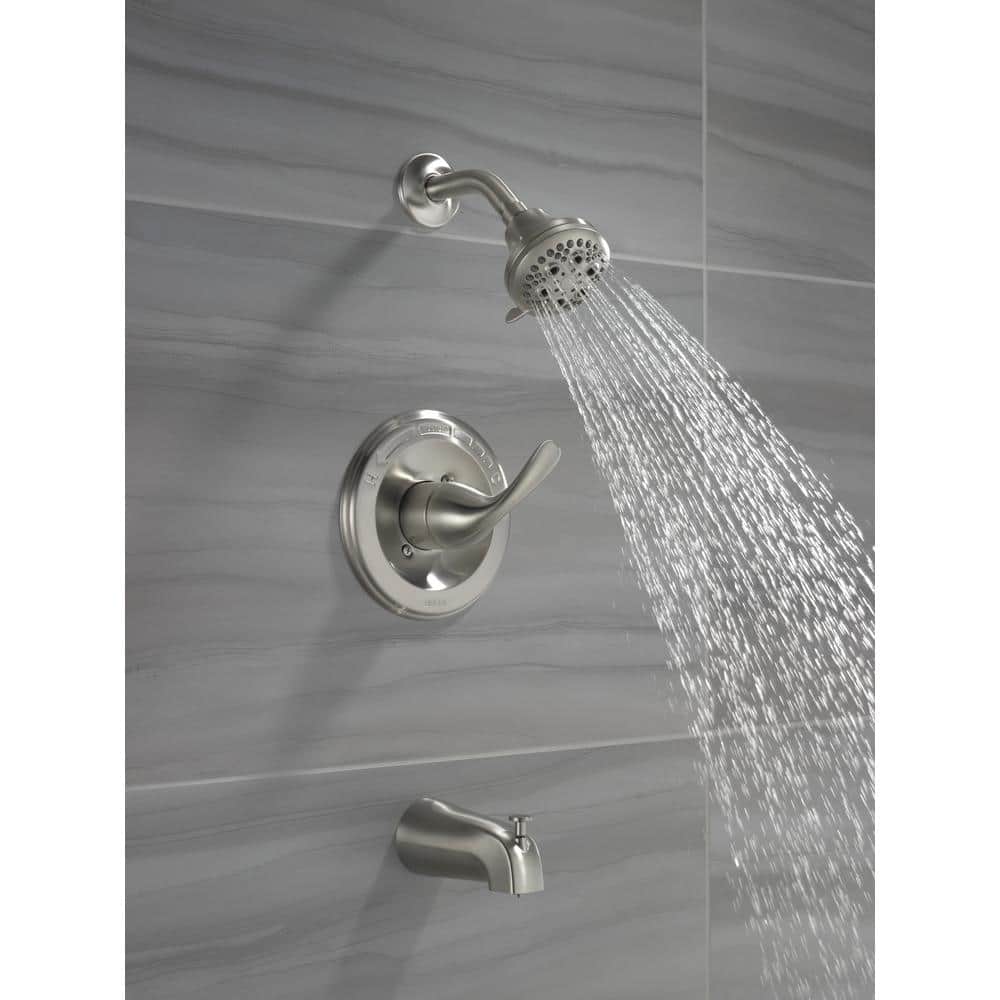 Contemporary Stainless Steel Single-Function Shower Faucet Set