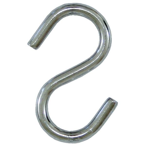 Lehigh 20 lb. x 0.306 in. x 3 in. Stainless Steel S-Hook