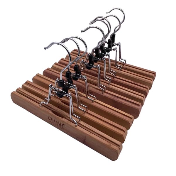 Essential Cedar  Basic Hanger wlavender Set of 10  Mainetti USA