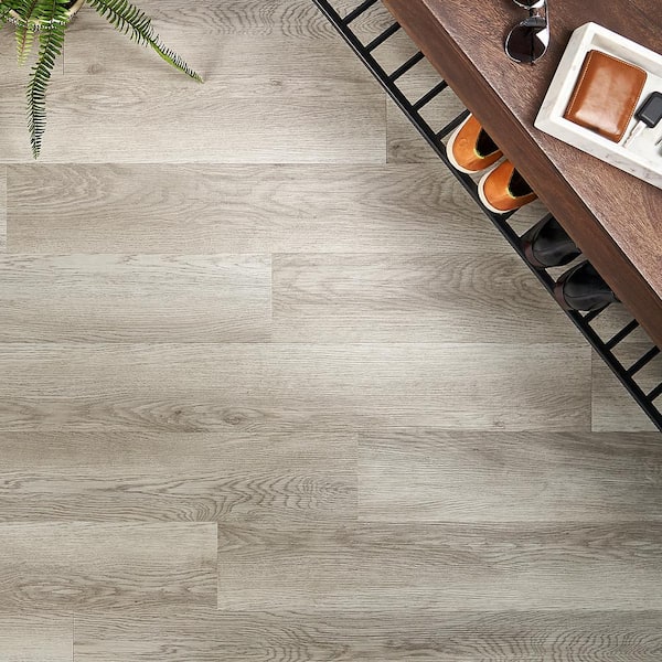 Revive Aspen Pecan 6MIL x 6.3 in. W x 48 in. L Glue Down Waterproof Luxury Vinyl Plank Flooring (36 sq. ft./case)
