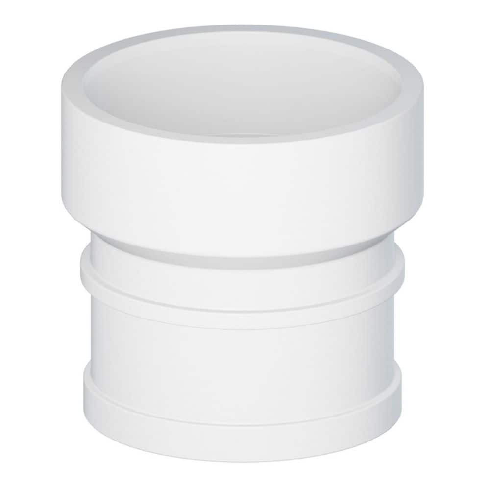 3 in. White PVC DWV No-Hub Adapter, Spigot x DWV Hub Plumbing Fitting for Drain, Waste & Vent Systems, (20 Pack) price history on PriceWatchPro