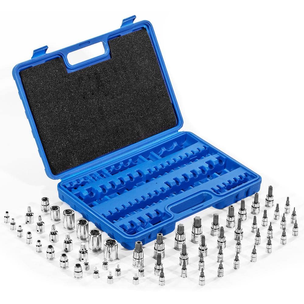 XtremepowerUS Tamper Proof Torx Security Bit Socket Set (60-Piece