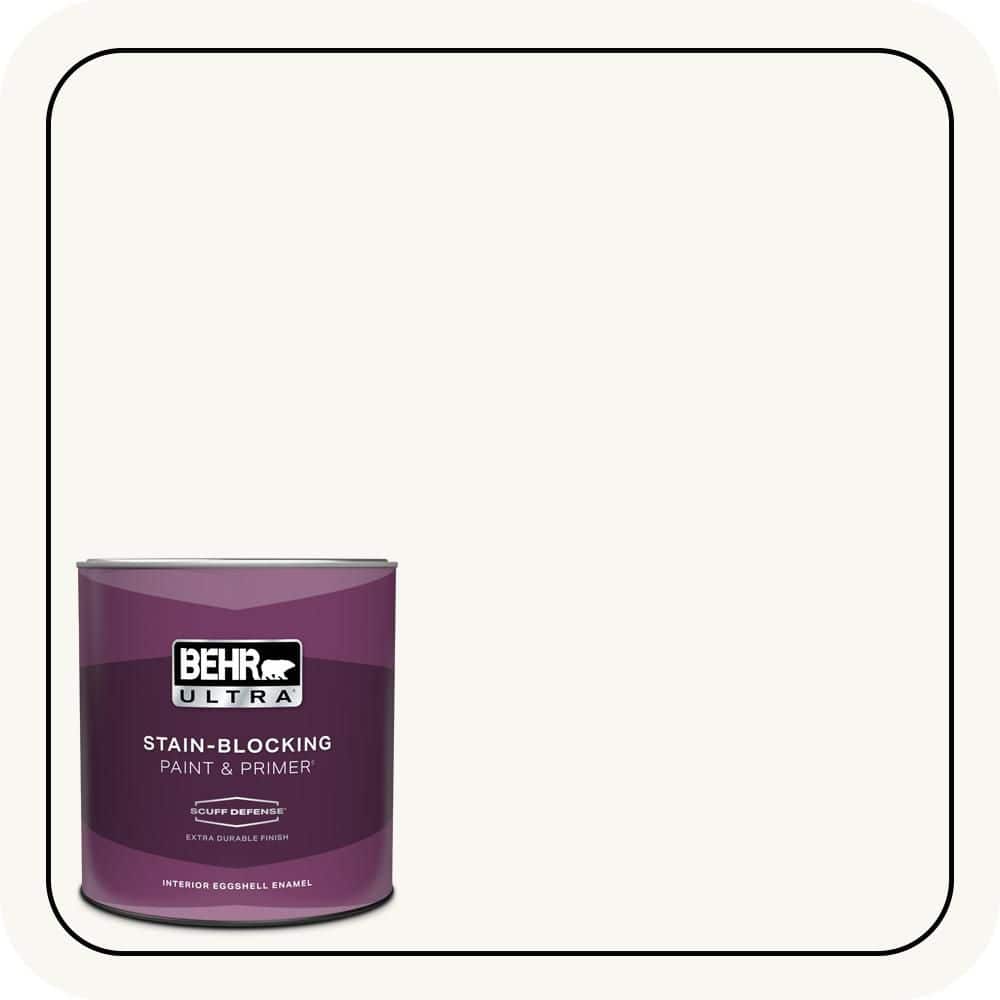 BEHR ULTRA 1 qt. Ultra Pure White Extra Durable Eggshell