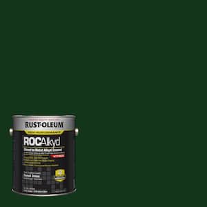 1 Gal. ROC Alkyd V7400 Direct-to-Metal Gloss Forest Green Interior/Exterior Enamel Paint (Case of 2)