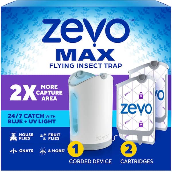 Max Flying Insect Trap Starter Kit (1 Trap, 2 Cartridges)