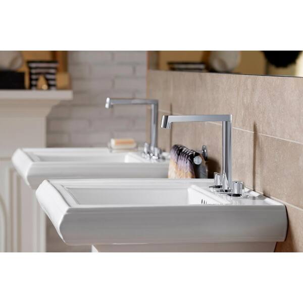 Kohler Memoirs Ceramic Pedestal Combo Bathroom Sink With Classic Design In White Overflow Drain 2238 8 0 - Counter Sink Design Bathroom With Pedestal Kohler Memoirs Ceramic Pedestal Combo Bathroom Sink With Classic Design In White Overflow Drain 2238 8 0 - Counter Sink Design Bathroom With Pedestal