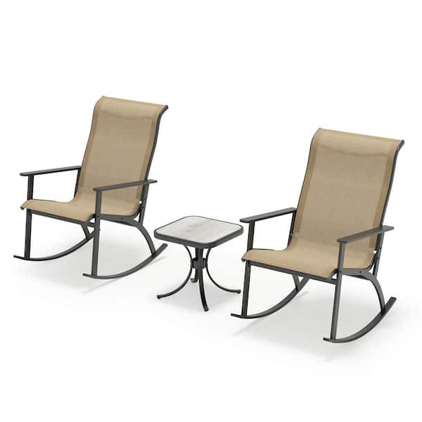 3-Piece Metal Patio Conversation Set