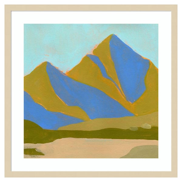 Amanti Art High California Hills III by Jacob Green 1 Piece Framed Giclee Nature Art Print 25 in. x 25 in.
