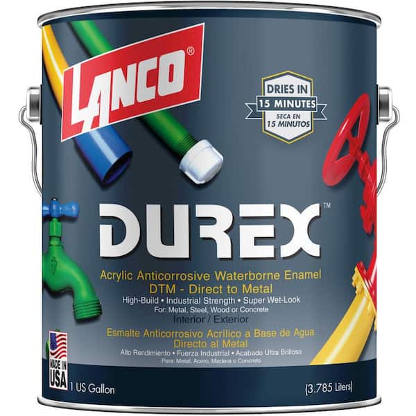 Lanco Durex 1 Gal. Acrylic White Interior/Exterior Enamel