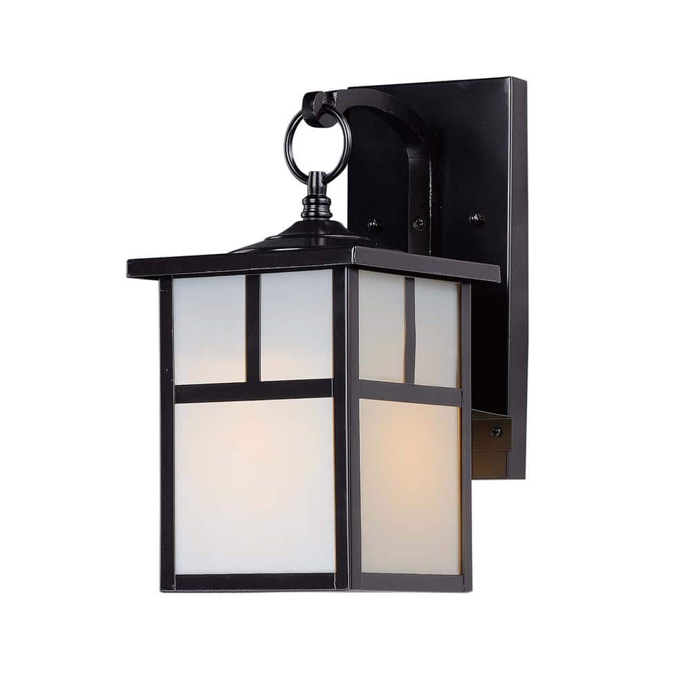 UPC 783209202016 product image for Coldwater 6 in. W 1-Light Black Outdoor Wall Lantern Sconce | upcitemdb.com