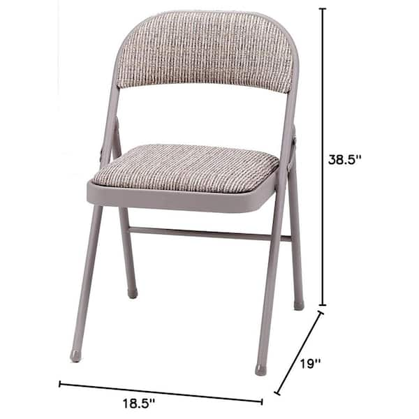 Comfortable padded 2024 folding chairs