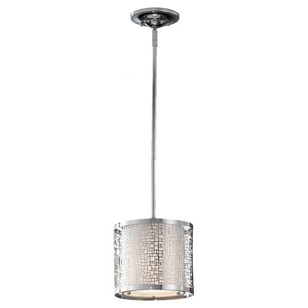 Generation Lighting Joplin 1-Light Chrome Mini Pendant