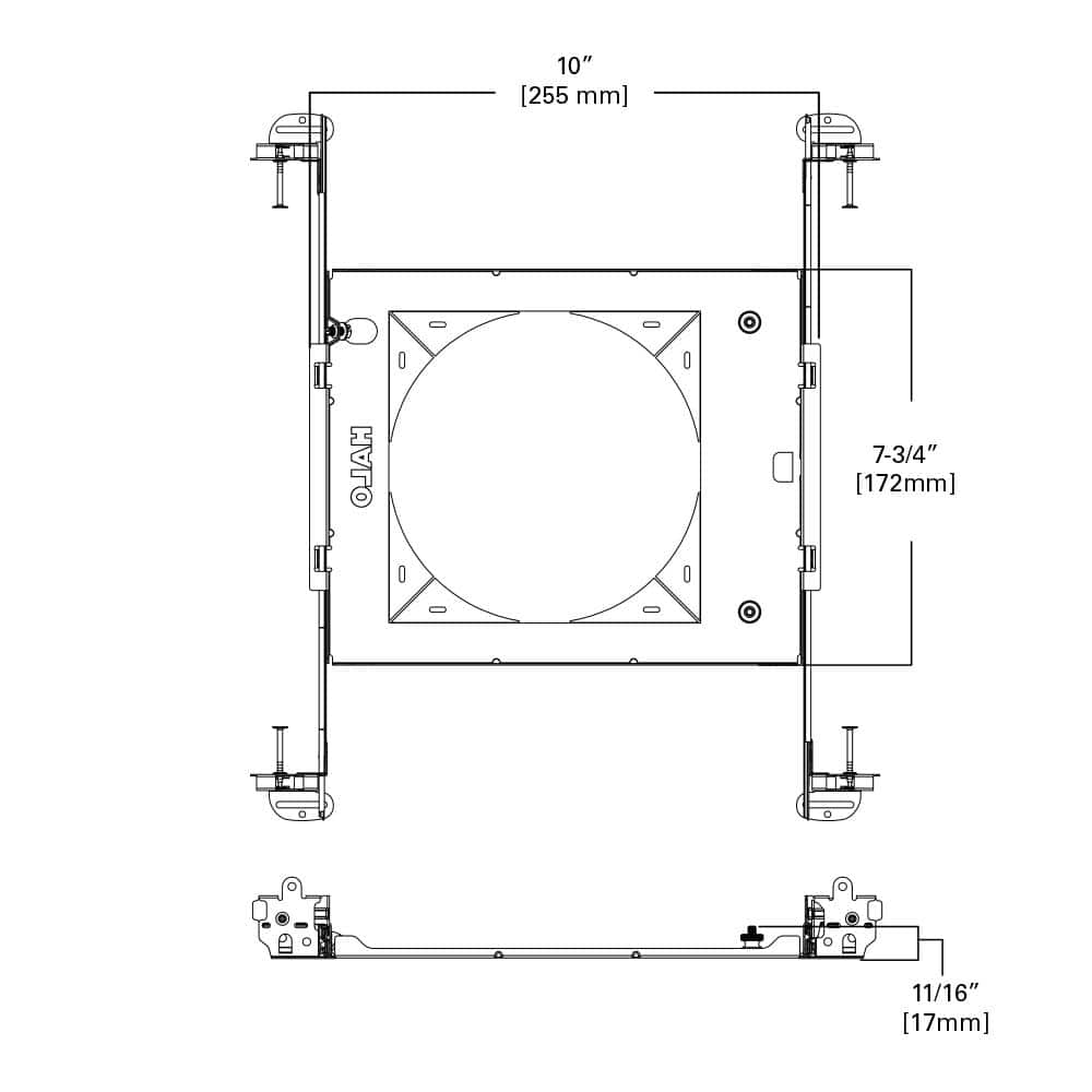 6-Inch White Aluminum Canless LED Recessed Light 4-Pack