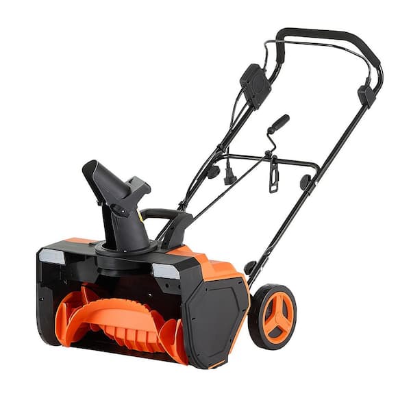 Electric Snow Blower 23 in. 15A Corded Dual LED Headlights and 180° Chute 25 ft. Throwing Distance 12 in. Depth Clearing
