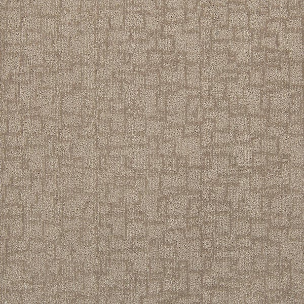 Painted Picture - Mural-Beige 12 ft. 45 oz. Triexta PET Pattern Carpet - Installation Required