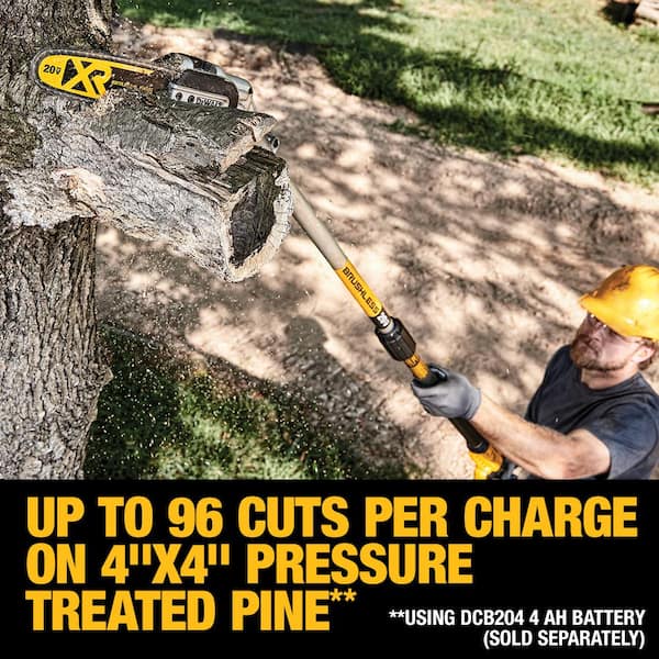20V MAX 8in. Cordless Battery Powered Pole Saw Kit with (1) 4Ah Battery, Charger & Sheath (34 Link)