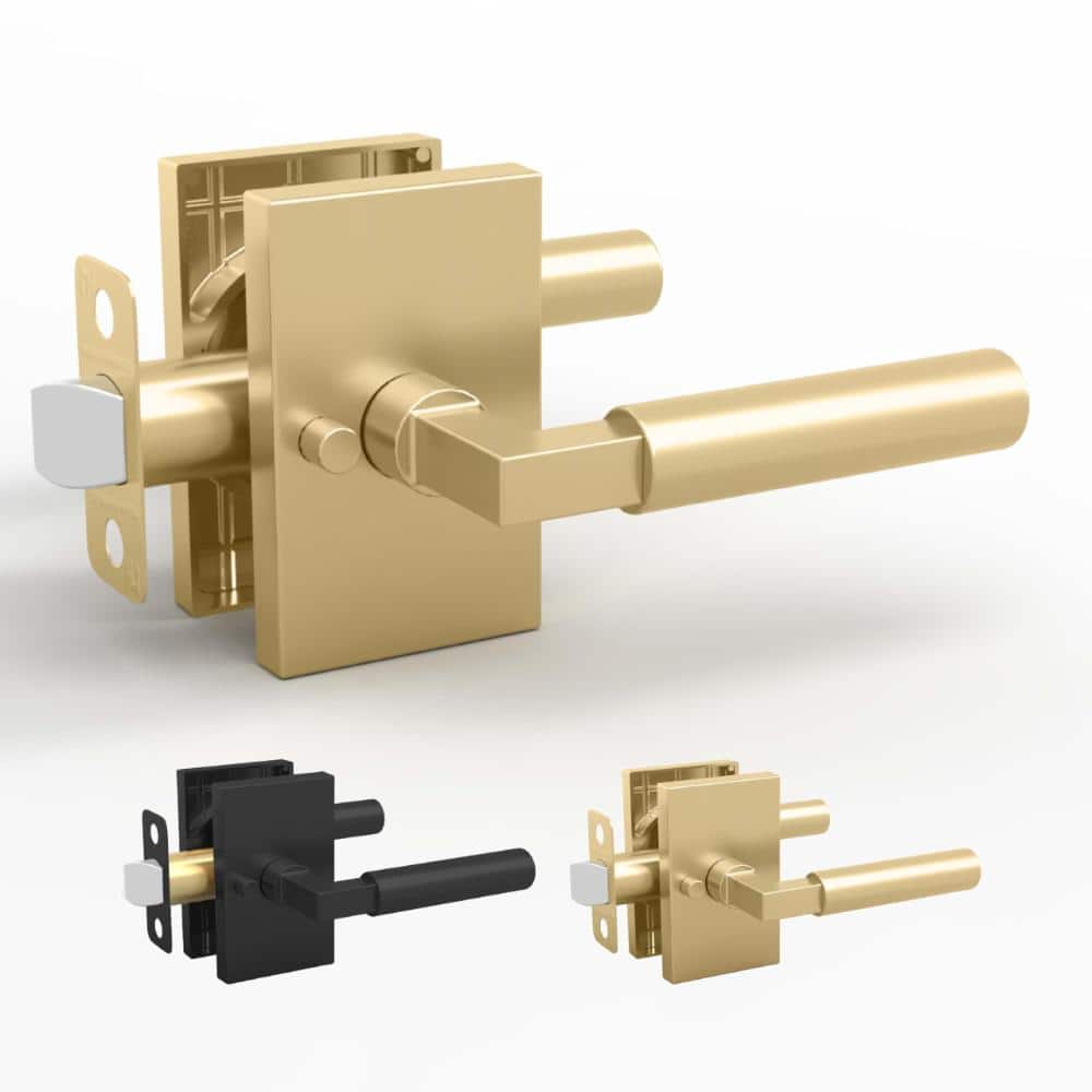 Camden Privacy Door Handle - 1 Pack Reversible Interior Door Handle for Bed & Bath - Satin Brass price history on PriceWatchPro