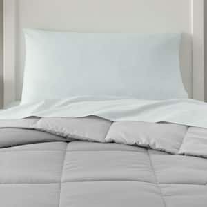 Brushed Microfiber Solid and Reversible Comforter