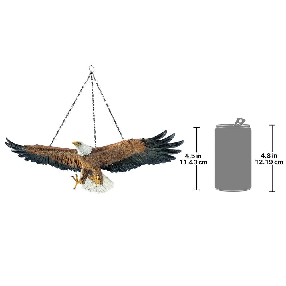 Flight of Freedom Resin Eagle Statue in Multicolor