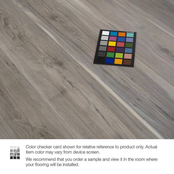 Lifeproof Banff Gray Hickory 22 MIL x 9 in. W x 59.8 in. L Click