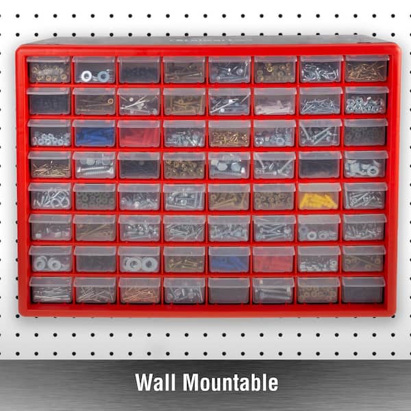 Stalwart 47-Compartment Small Parts Organizer Rack HW2200024 - The Home  Depot