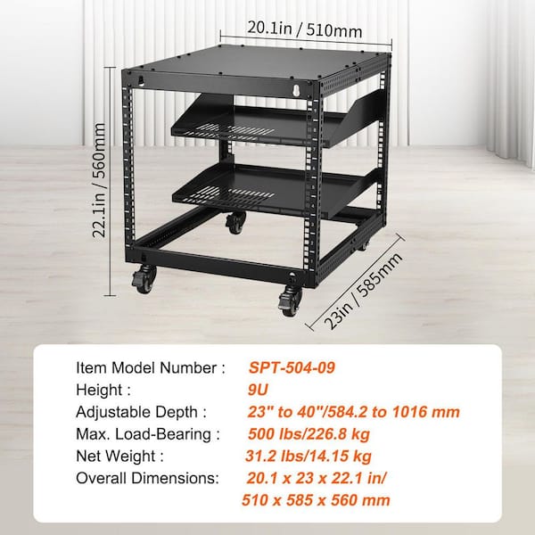 cartonode engineering ハークサイズスタジオラック FRP製 SDRK-ST12T | DIY Slanted 12U Studio Rack (4U Top + 8U Lower), w