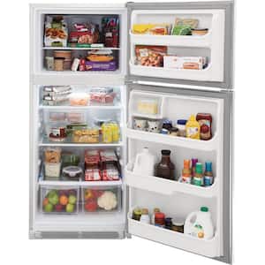 29.6 in. 20.4 cu. ft. Top Freezer Refrigerator in White