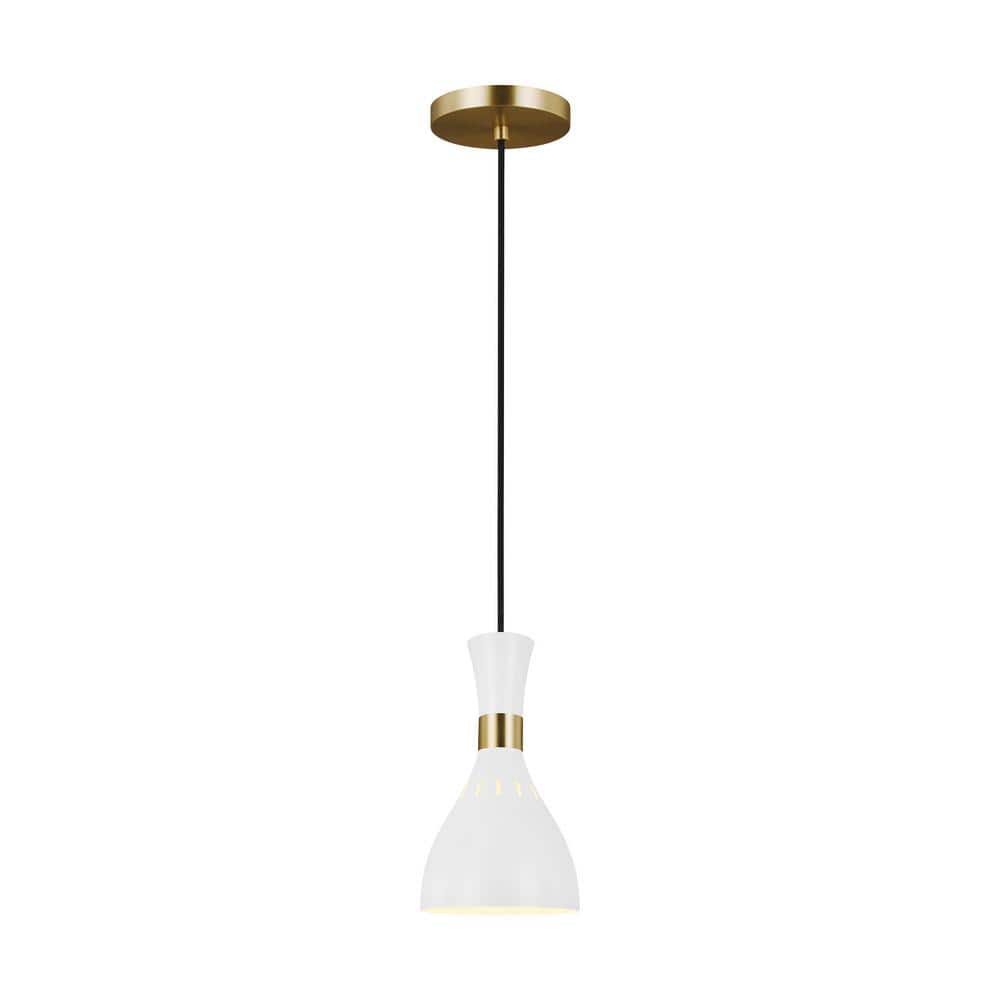 Ellen DeGeneres Joan Matte White Mini Globe Pendant Light