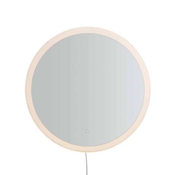 NOVA of California 30 in. x 30 in. Round Chrome Framed Superstar LED Mirror