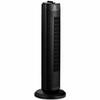 Gymax 28 in. 3-fan Speeds Portable Oscillating Tower Fan in Black with Low Noise Home Office GYM04605