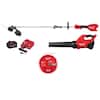 Milwaukee M18 FUEL 18V 16 in. Brushless Cordless QUIK-LOK String Trimmer/Blower 8.0 Ah FORGE Combo Kit w/ .095 Trimmer Line 3031-21-49-16-2713