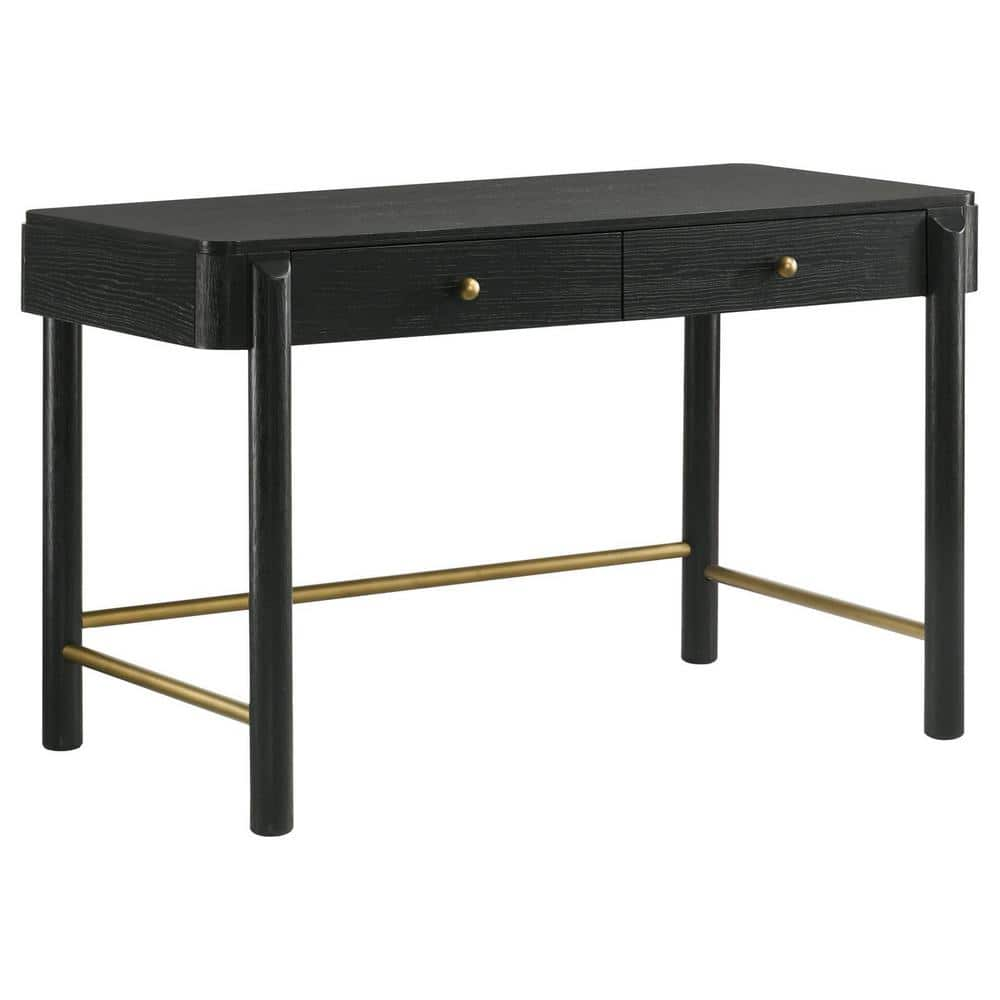 Coaster Arini 2-drawer Black Makeup Vanity Table 224337 - The Home Depot