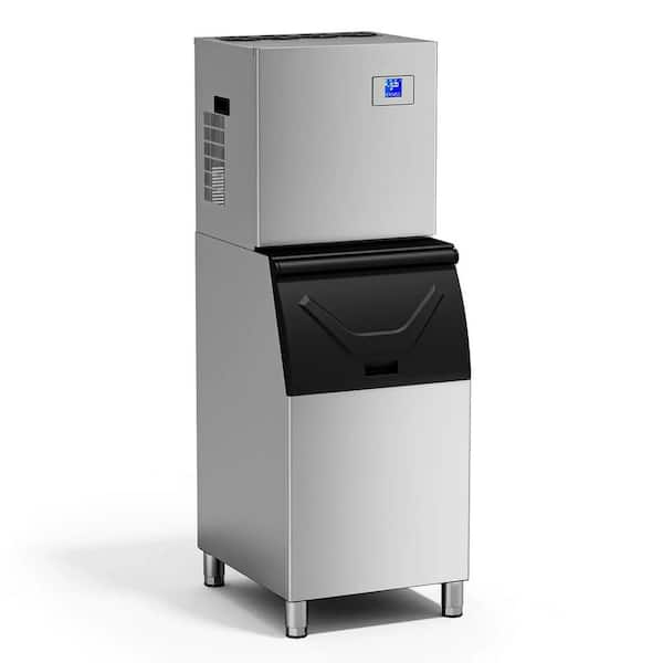 23 in. Production Per Day 450 lbs. Full Size Cubes Commercial Freestanding Ice Maker in Stainless Steel ETL Listed