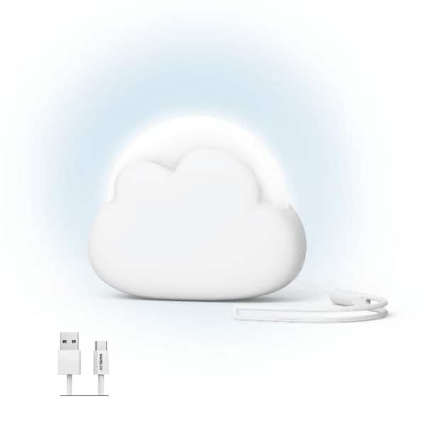 Tzumi 1-Watt Aura LED Portable Cloud Light in White