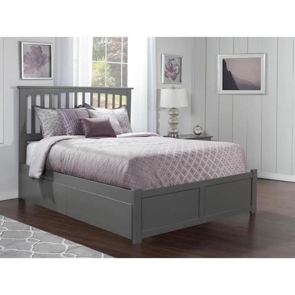 Mission grey storage deals bed