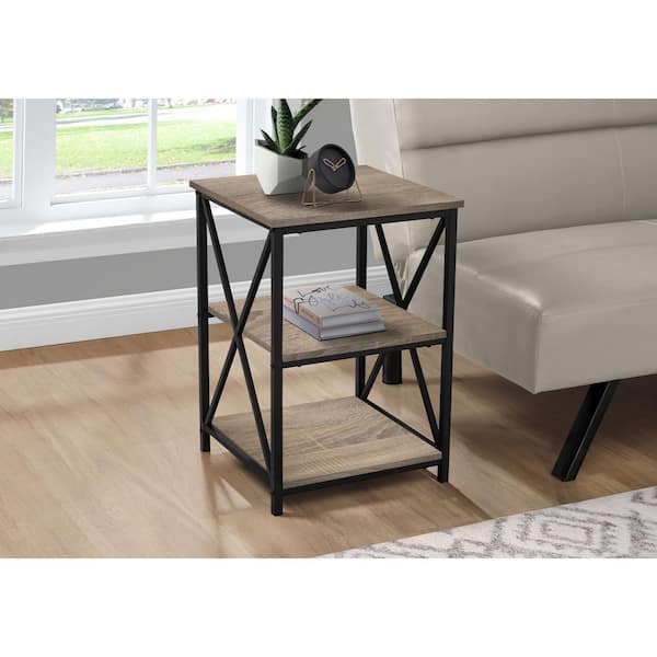 Unbranded Dark Taupe Side Table