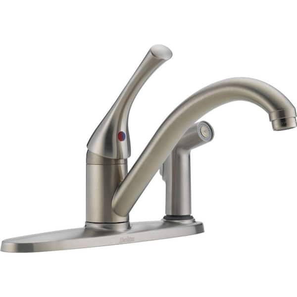 Stainless Delta Standard Kitchen Faucets 300 Ss Dst A 64 600 