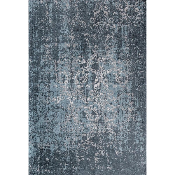 Rugs America Jada Cobalt Symphony Blue Area Rug