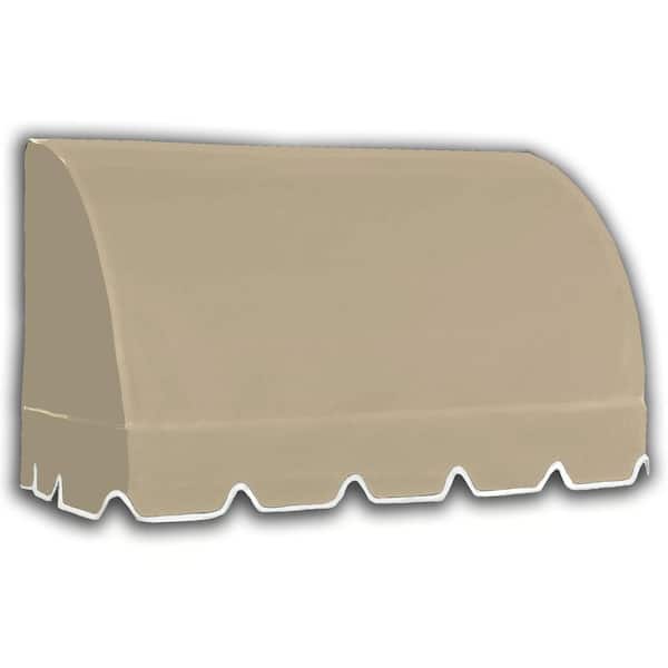 4.38 ft. Wide Savannah Window/Entry Fixed Awning (44 in. H x 36 in. D) Gray