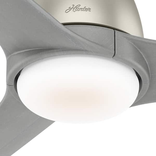 Hunter Norden 54 LED Ceiling Fan - Matte Nickel - 59424