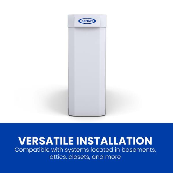 AprilAire Electrostatic MERV 11 Whole House Air Purifier in Gray with 16 in. x 25 in. Nominal Filter 1410 The Home Depot