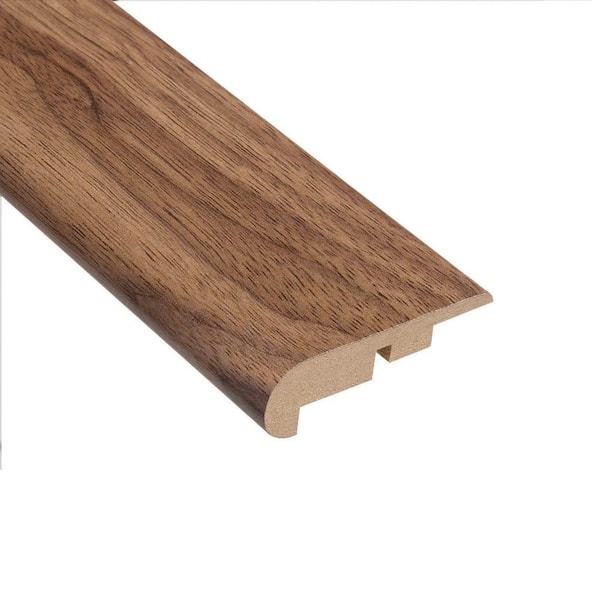 HOMELEGEND Authentic Walnut 7/16 in. Thick x 2-1/4 in. Wide x 94 in. Length Laminate Stairnose Molding