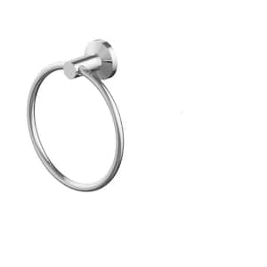 Dorind Wall Mounted Towel Ring in Chrome