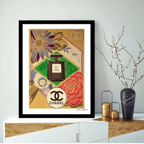 超希少! Chanel No 5 Parfum/ Fairchild Paris CHANEL No.5 Bottle, Limited Edition 22'x 15'x Signed